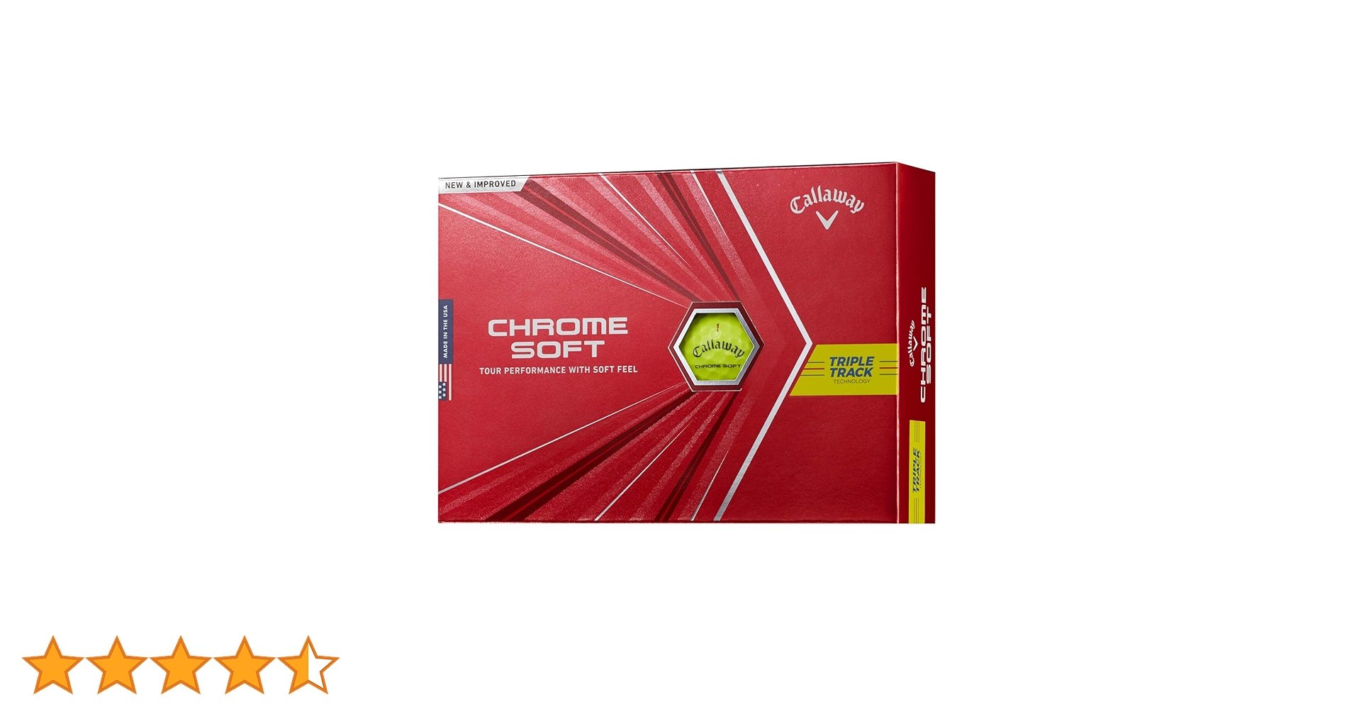 Amazon.co.jp: キャロウェイ (Callaway) ゴルフボール CHROME SOFT